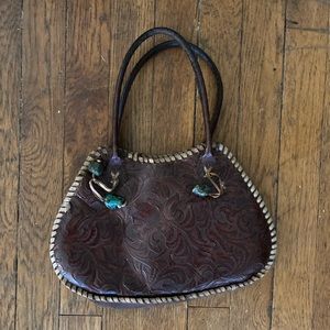 Medium leather Ralph Lauren purse